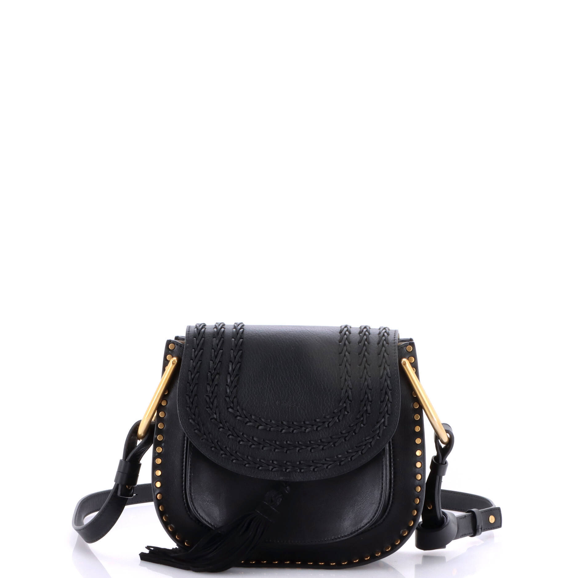 Chloe Small Hudson Handbag Whipstitch Leather